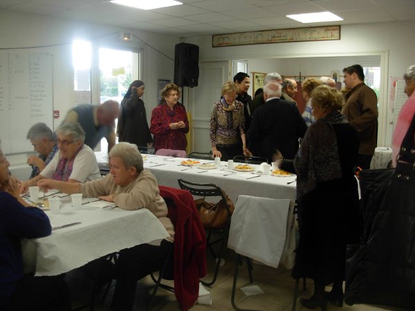 larrive des convives